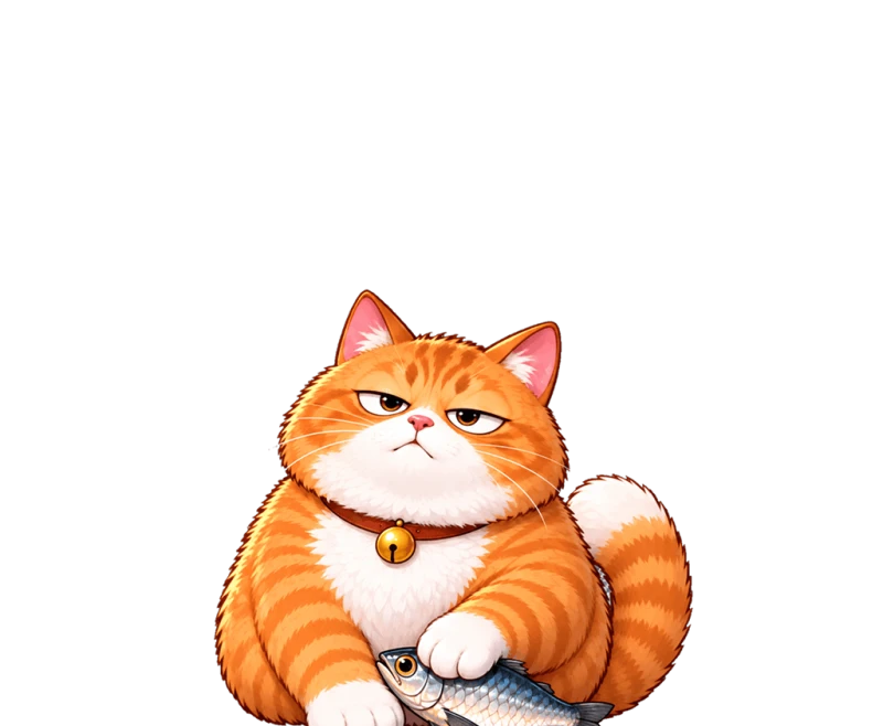 店猫小橘 立绘
